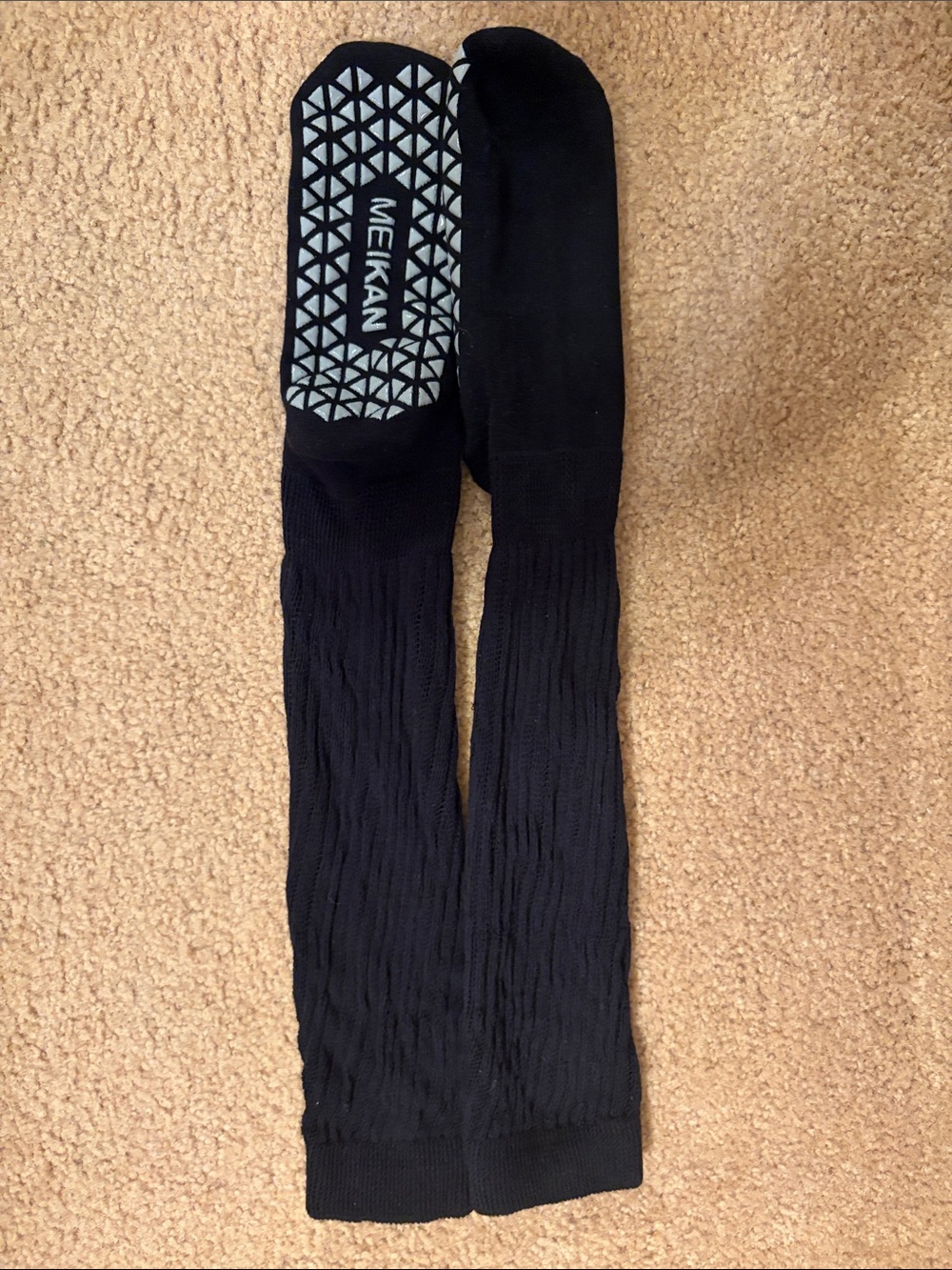 Women’s Black Yoga/Pilates Non-Slip Grip Socks